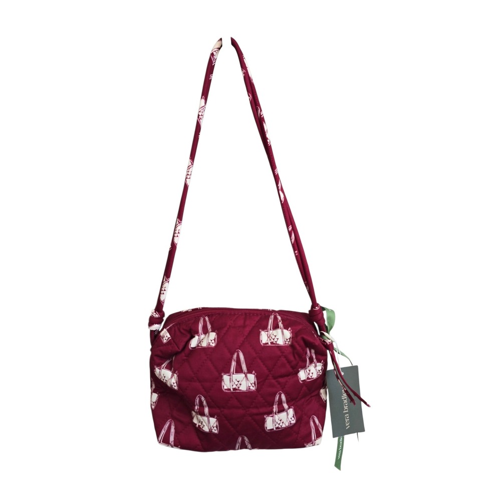 NWT Vera Bradley Premium Cotton Blake Crossbody Bag Duffel Mosaic